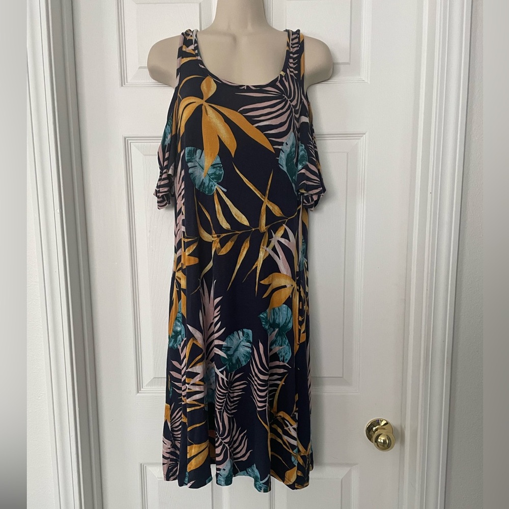 Tropical Cold Shoulder Print